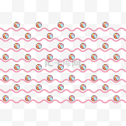 皮球装饰图片_母婴皮球底纹