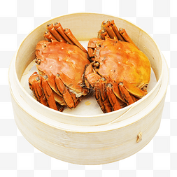 海鲜蒸螃蟹大闸蟹