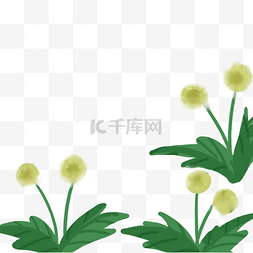 绿色的生态植物免抠图