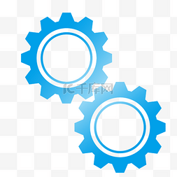 蓝色科技齿轮组合