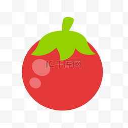 卡通风手绘西红柿