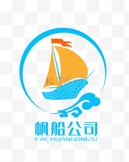 中國帆船图片_蓝色帆船LOGO