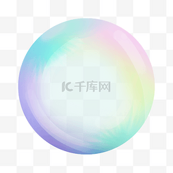 透明泡泡素材图片_彩色泡泡