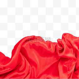 红丝绸缎图片_红色丝滑丝绸