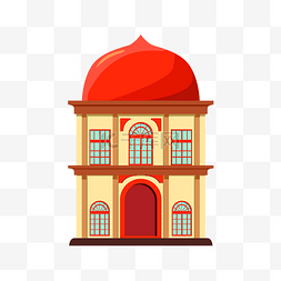 红色宫殿房子