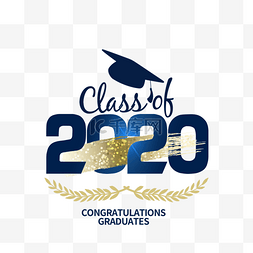 2020金色创意图片_2020毕业创意标志