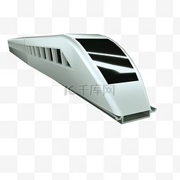 C4D立体3D火车动车