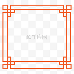 红色国风纹理图片_中国风红色喜庆边框