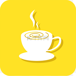 咖啡奶茶饮品图标标志
