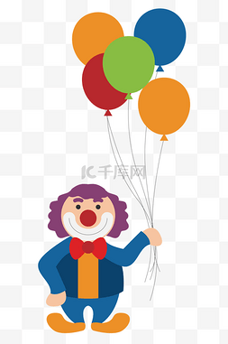 愚人节小丑气球