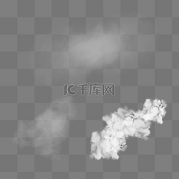 水蒸气笔刷图片_烟雾白云水蒸气