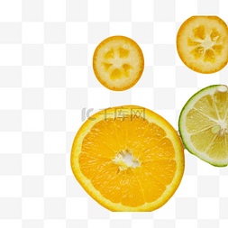 橘子柠檬片