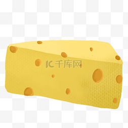 奶酪流下图片_食物奶酪卡通插画