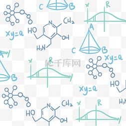 化学元素底纹图片_教育公式方程式底纹