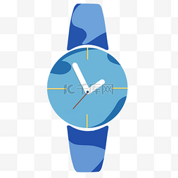 手表图片_父亲节蓝色手表