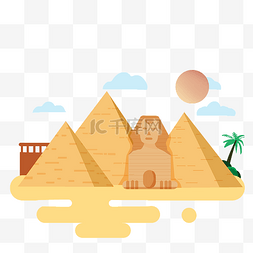 埃及神兽图片_埃及金字塔建筑