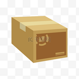扁平化日常用品图片_扁平化的快递盒子