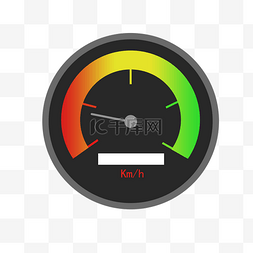 里程表图片_渐变色速度仪表盘