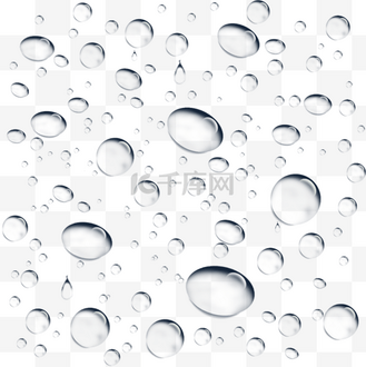 雨滴卡通手绘装饰图案个人vip和企业vip免费下载免抠元素雨滴滑落白色