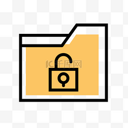 文件预览icon图片_文件加密图标