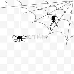 蜘蛛网1图片_万圣节蜘蛛装饰