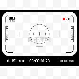 视频取景器图片_相机线框取景器
