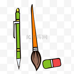 铅笔画笔元素
