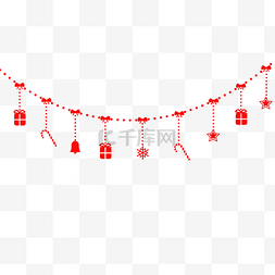 圣诞铃铛小礼物图片_圣诞节装饰小挂件