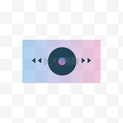 ui组件图片_矢量音乐播放组件