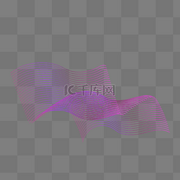 图片_紫色渐变曲线