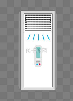 空调智能图片_白色立体空调