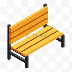 座椅立体图片图片_立体公园板凳