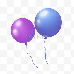 双色小清新六一儿童节气球