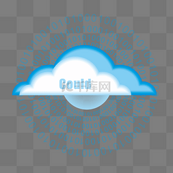 云计算科技图片_网络云计算矢量图