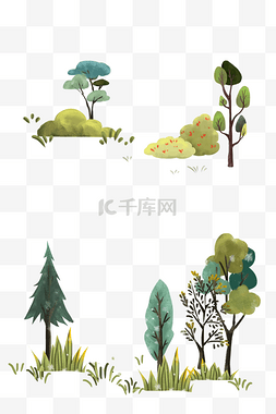 植物树木装饰边框图片_装饰植物夏天边框