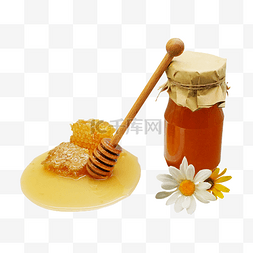 蜂巢蜂蜜蜜罐