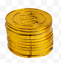 黄色金币钱图片_黄色金币钱