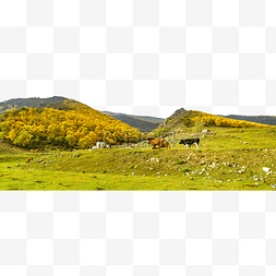 草原草原牧场图片_内蒙古高山草原秋季牧场景观