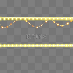 黄色灯图片_灯带新春圣诞装饰灯光平安夜