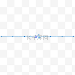 蓝色科技分割线图片_实验室化学分割线