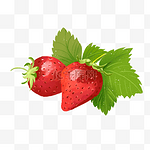 春天草莓水果自由新鲜蔬果生鲜食物