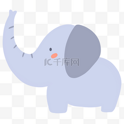 大象图腾图片_卡通动物大象