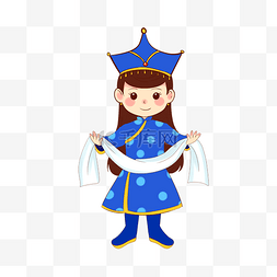 蒙古族女孩