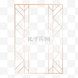 金色玫瑰线条图片_描金线条折线