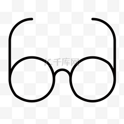眼镜设计素材图片_学习用的卡通眼镜
