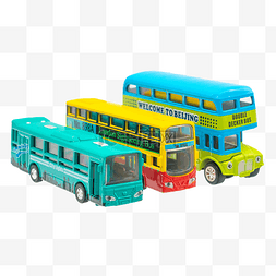 彩色公交汽车