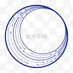 创意科技圆形线框