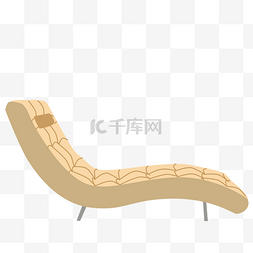 黄色精美躺椅