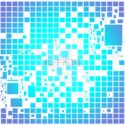 分布帝都图片_科技方块5分布方格