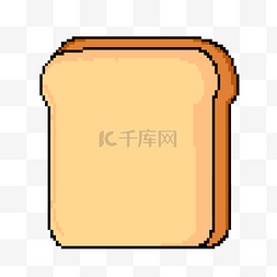 面包土司卡通图片_像素风食物面包早餐卡通